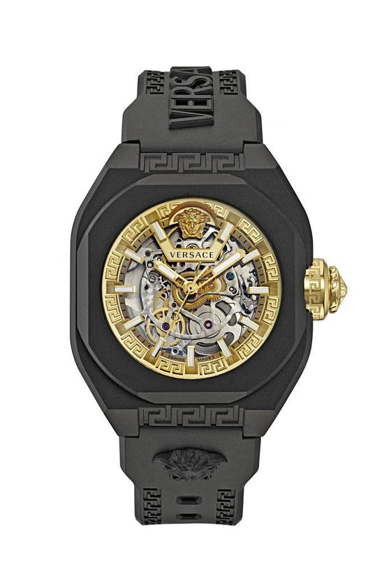 Versace Schwarzes Armbanduhr aus Synthetik by Versace