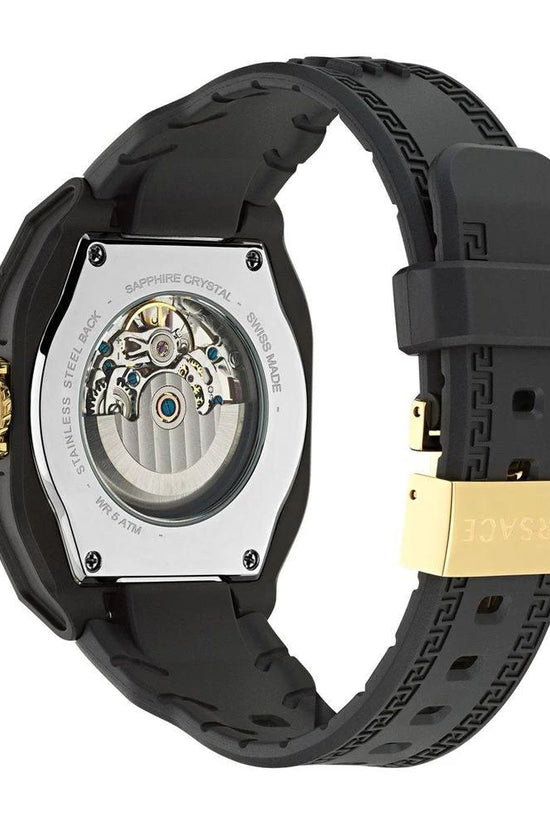 Versace Schwarzes Armbanduhr aus Synthetik by Versace