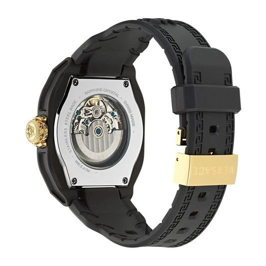 Versace Schwarzes Armbanduhr aus Synthetik by Versace