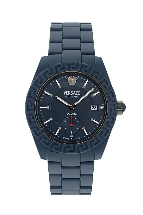 Versace Blaue Keramik-Armbanduhr by Versace