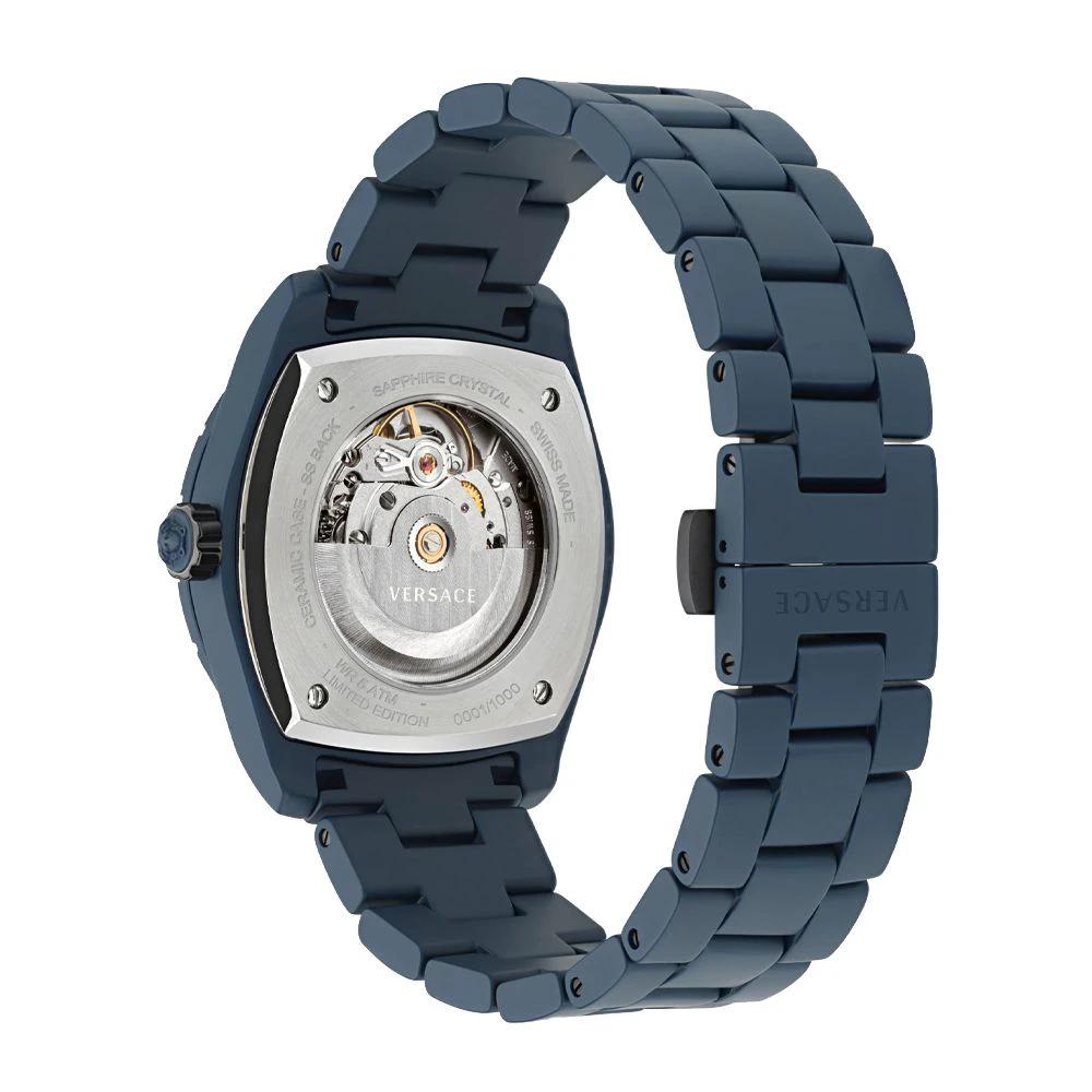 Versace Blaue Keramik-Armbanduhr by Versace