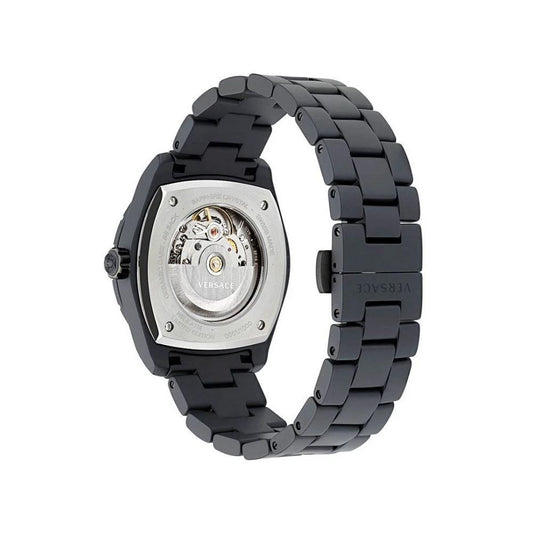 Versace Schwarze Keramik-Dresswatch by Versace