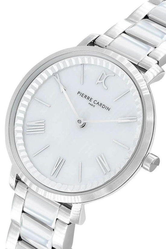 Pierre Cardin Graue Edelstahl-Kleideruhr by Pierre Cardin