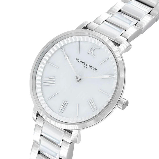 Pierre Cardin Graue Edelstahl-Kleideruhr by Pierre Cardin