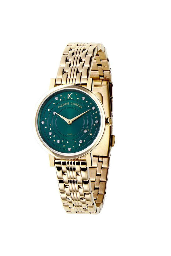 Pierre Cardin Goldfarbene Edelstahl-Dresswatch by Pierre Cardin