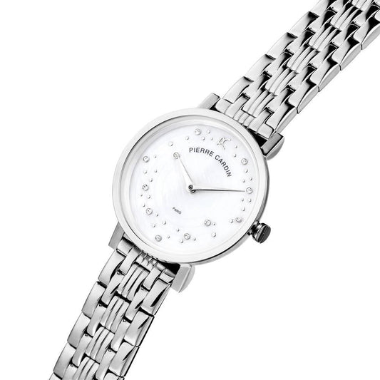 Pierre Cardin Graue Edelstahl-Dresswatch by Pierre Cardin