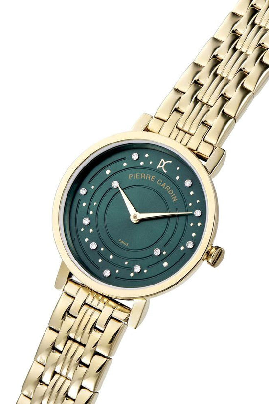 Pierre Cardin Goldfarbene Edelstahl-Dresswatch by Pierre Cardin