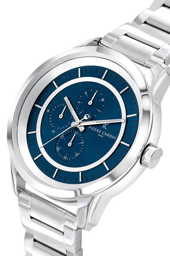 Pierre Cardin Graue Edelstahl-Dresswatch by Pierre Cardin