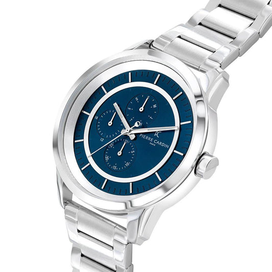 Pierre Cardin Graue Edelstahl-Dresswatch by Pierre Cardin