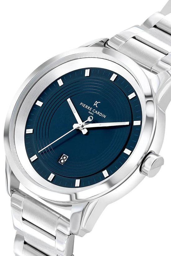 Pierre Cardin Graue Edelstahl-Dresswatch by Pierre Cardin