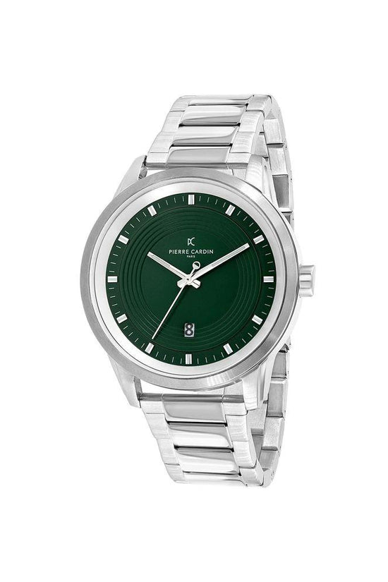 Pierre Cardin Graue Edelstahl-Kleideruhr by Pierre Cardin