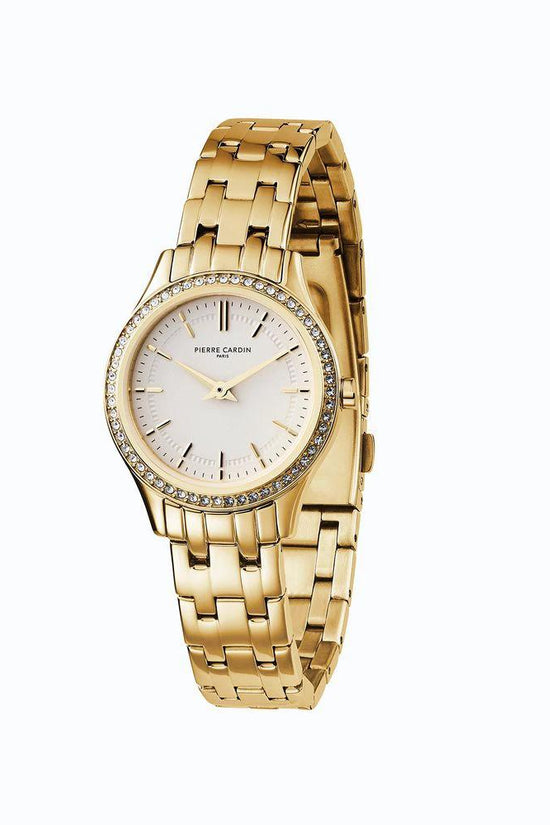 Pierre Cardin Goldfarbene Edelstahl-Dresswatch by Pierre Cardin