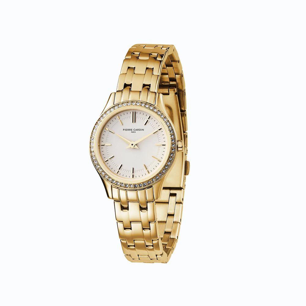 Pierre Cardin Goldfarbene Edelstahl-Dresswatch by Pierre Cardin
