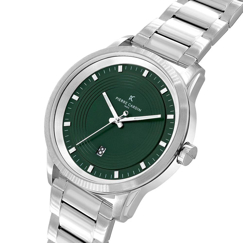 Pierre Cardin Graue Edelstahl-Kleideruhr by Pierre Cardin