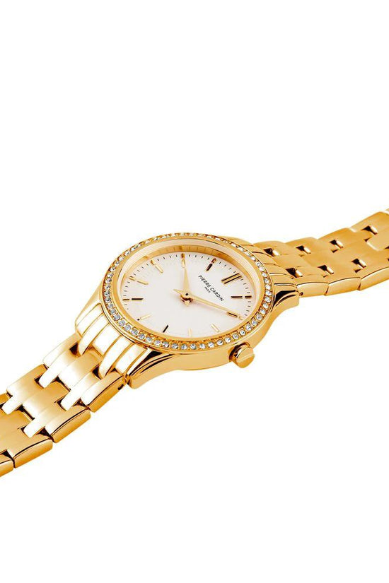 Pierre Cardin Goldfarbene Edelstahl-Dresswatch by Pierre Cardin