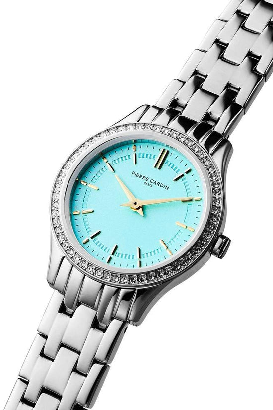 Pierre Cardin Graue Edelstahl-Kleideruhr by Pierre Cardin