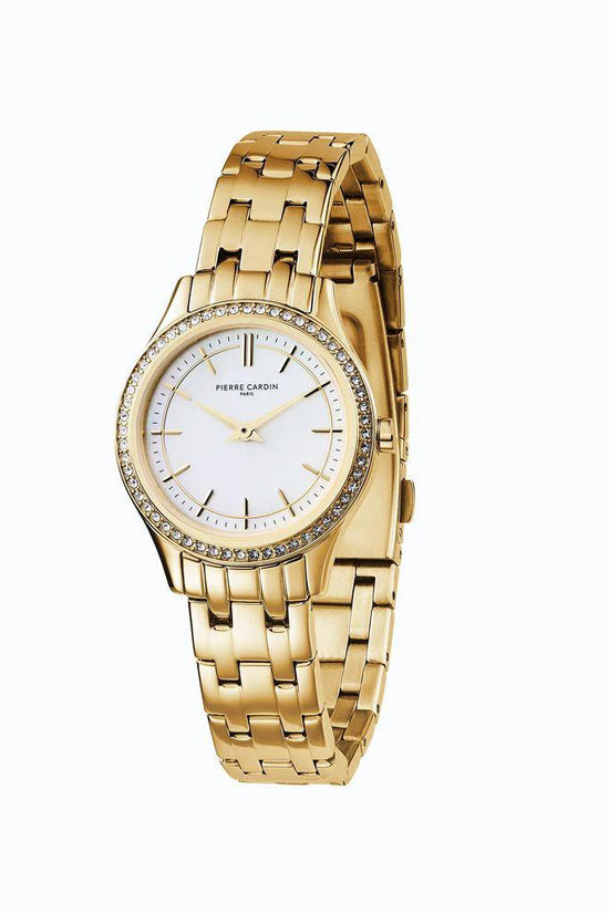 Pierre Cardin Goldfarbene Edelstahl-Dresswatch by Pierre Cardin