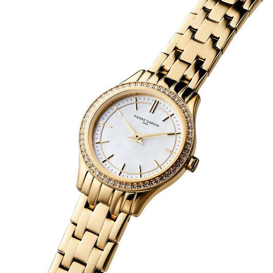 Pierre Cardin Goldfarbene Edelstahl-Dresswatch by Pierre Cardin