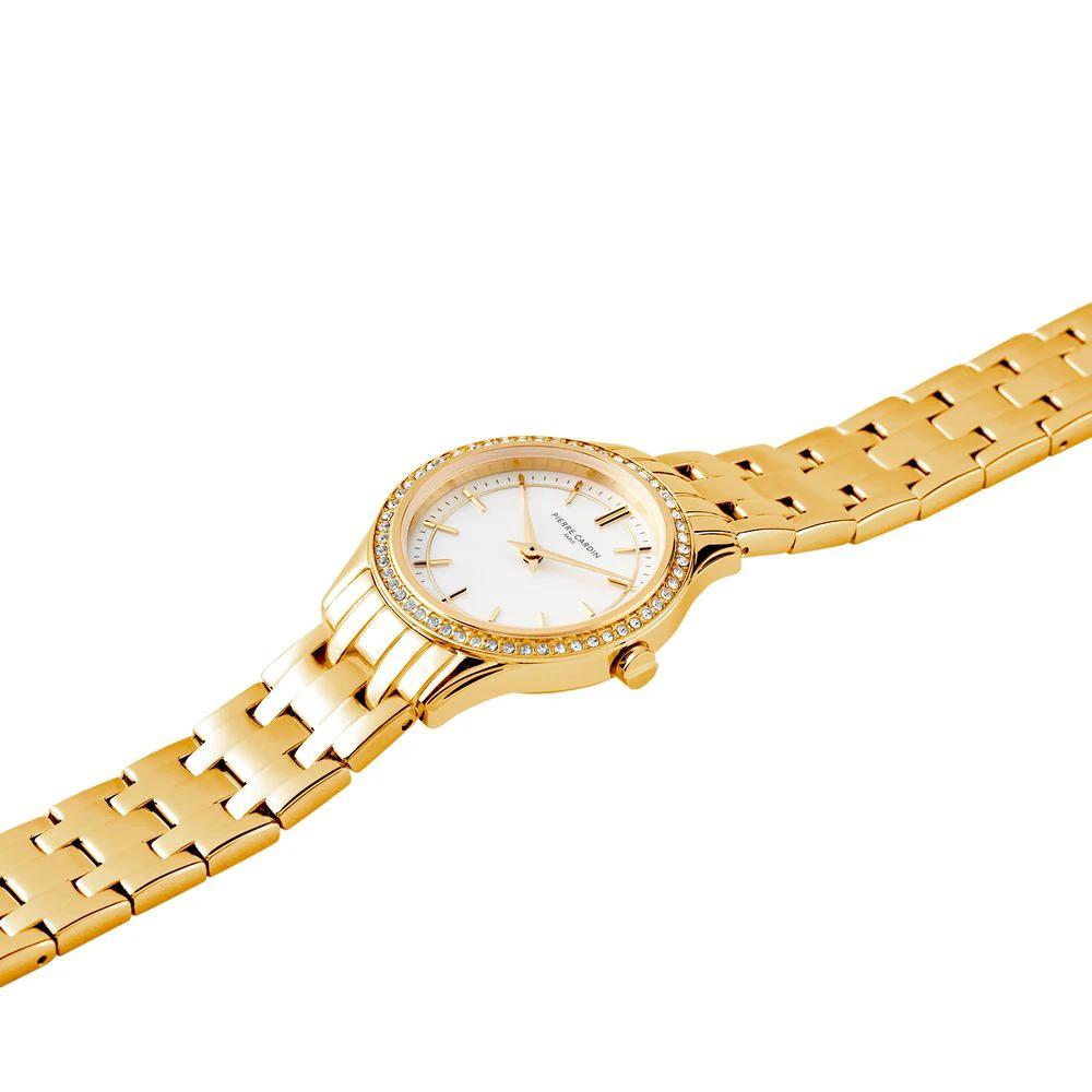 Pierre Cardin Goldfarbene Edelstahl-Dresswatch by Pierre Cardin