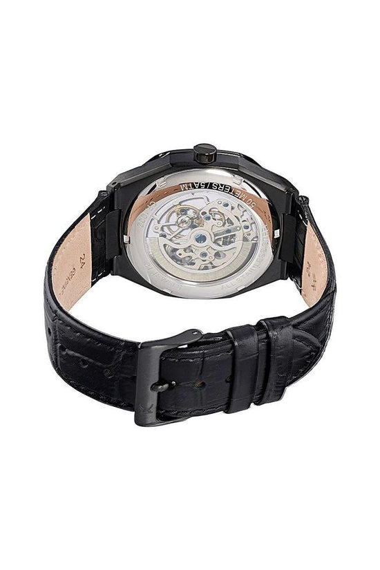 Pierre Cardin Schwarze Lederkleideruhr by Pierre Cardin