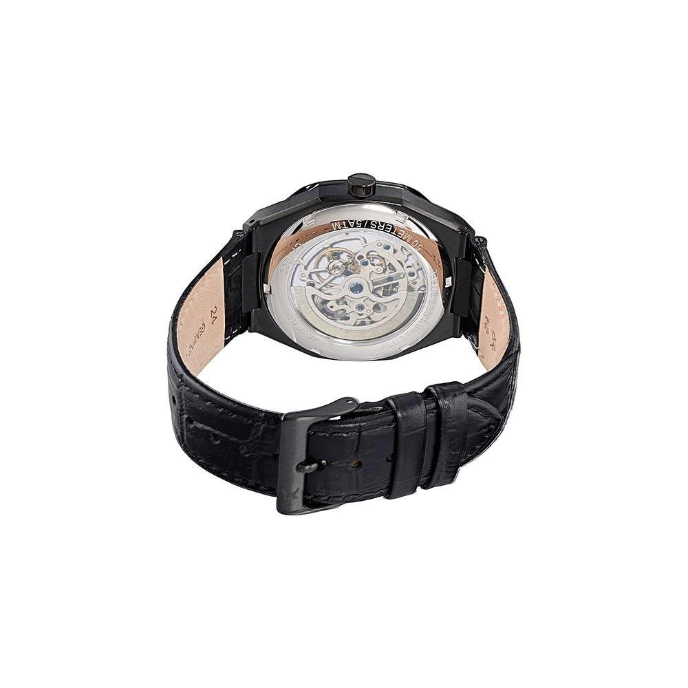 Pierre Cardin Schwarze Lederkleideruhr by Pierre Cardin