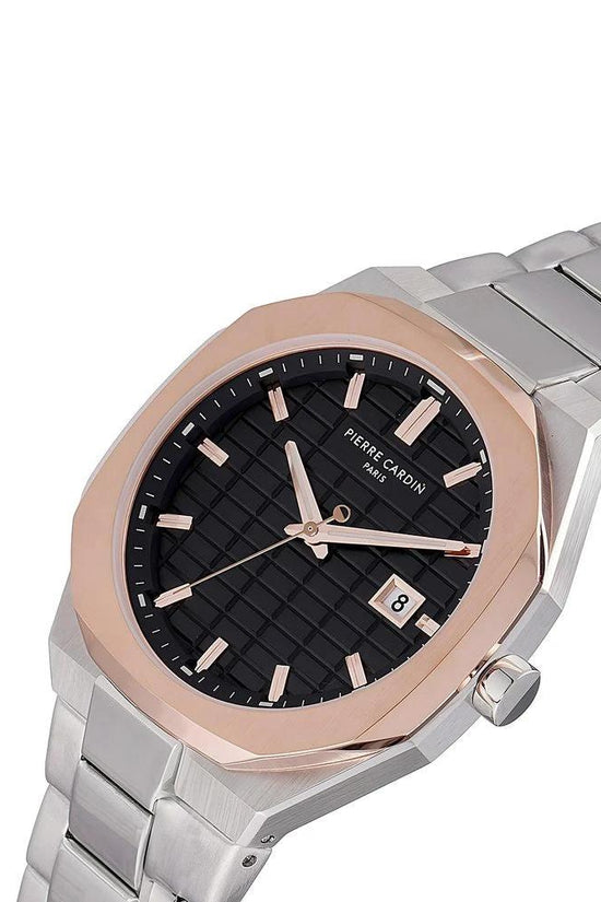 Pierre Cardin Graue Edelstahl-Dresswatch by Pierre Cardin
