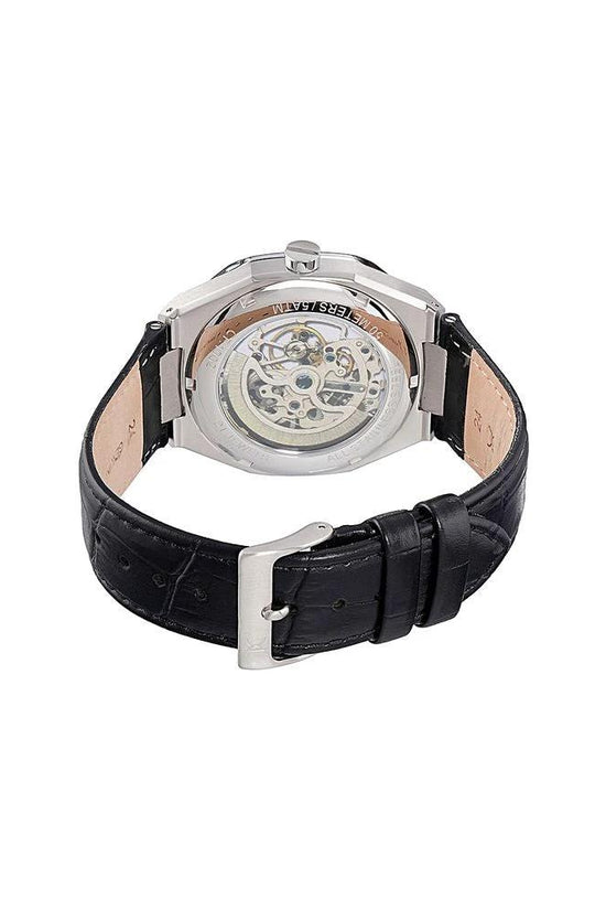 Pierre Cardin Schwarzes Lederarmbanduhr by Pierre Cardin