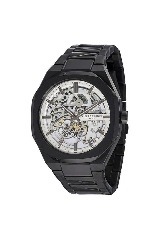 Pierre Cardin Schwarze Edelstahl-Dresswatch by Pierre Cardin
