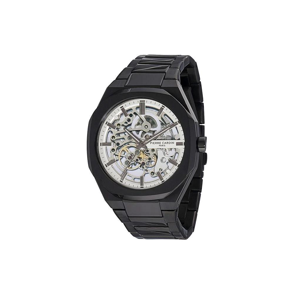 Pierre Cardin Schwarze Edelstahl-Dresswatch by Pierre Cardin