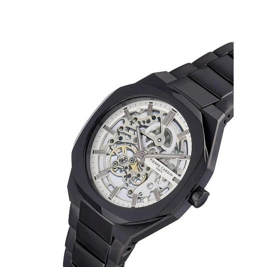 Pierre Cardin Schwarze Edelstahl-Dresswatch by Pierre Cardin
