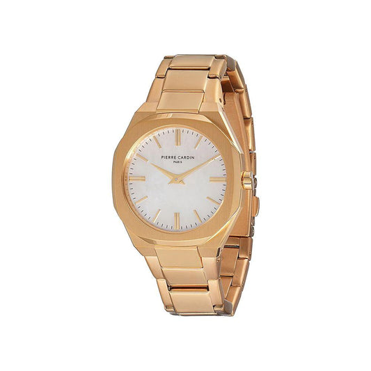 Pierre Cardin Goldfarbene Edelstahl-Kleideruhr by Pierre Cardin