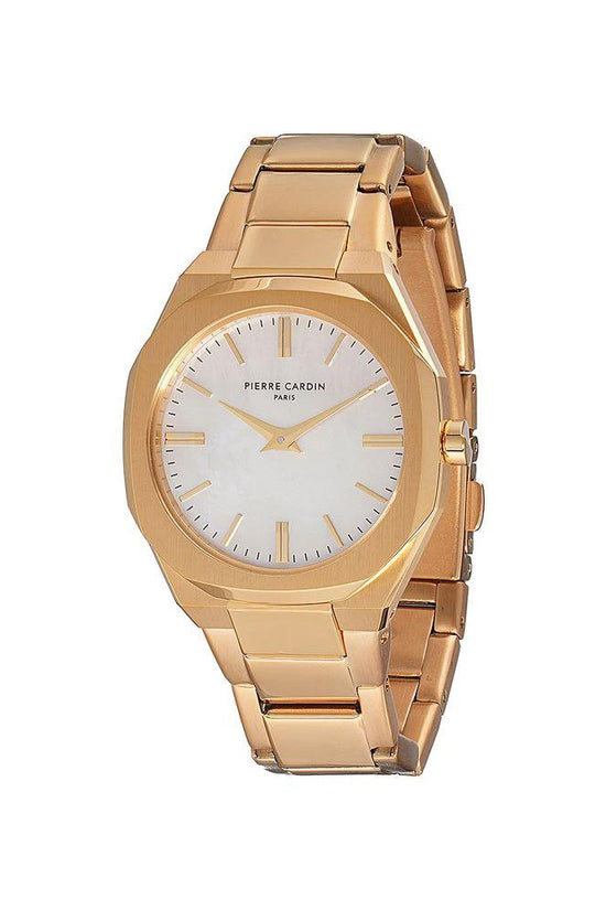 Pierre Cardin Goldfarbene Edelstahl-Dresswatch by Pierre Cardin