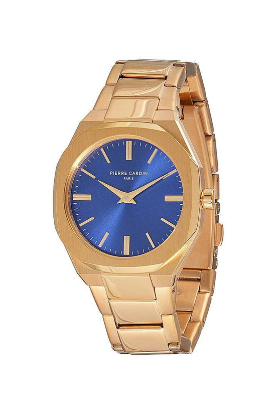 Pierre Cardin Goldfarbene Edelstahl-Dresswatch by Pierre Cardin