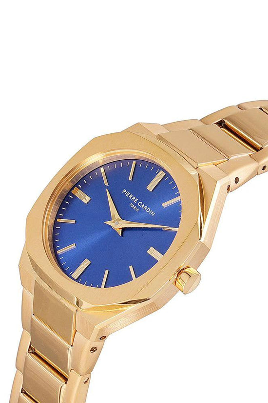 Pierre Cardin Goldfarbene Edelstahl-Dresswatch by Pierre Cardin