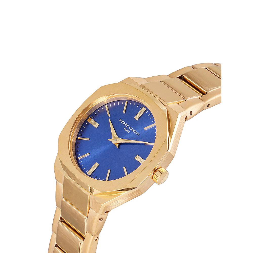 Pierre Cardin Goldfarbene Edelstahl-Dresswatch by Pierre Cardin