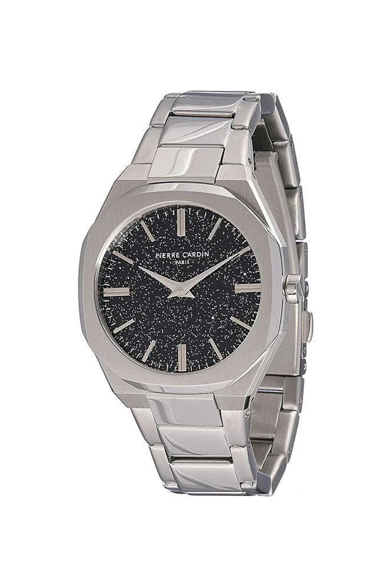 Pierre Cardin Graue Edelstahl-Kleideruhr by Pierre Cardin