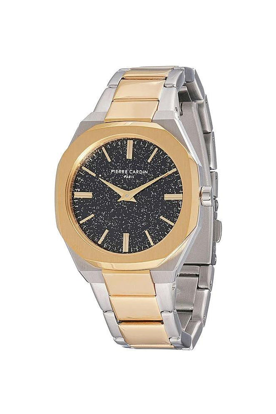 Pierre Cardin Goldfarbene Edelstahl-Dresswatch by Pierre Cardin