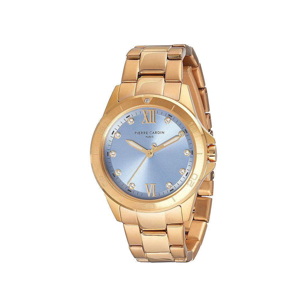 Pierre Cardin Goldfarbene Edelstahl-Dresswatch by Pierre Cardin