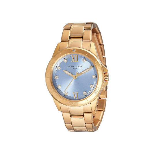 Pierre Cardin Goldfarbene Edelstahl-Dresswatch by Pierre Cardin