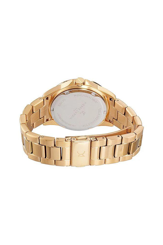 Pierre Cardin Goldfarbene Edelstahl-Dresswatch by Pierre Cardin