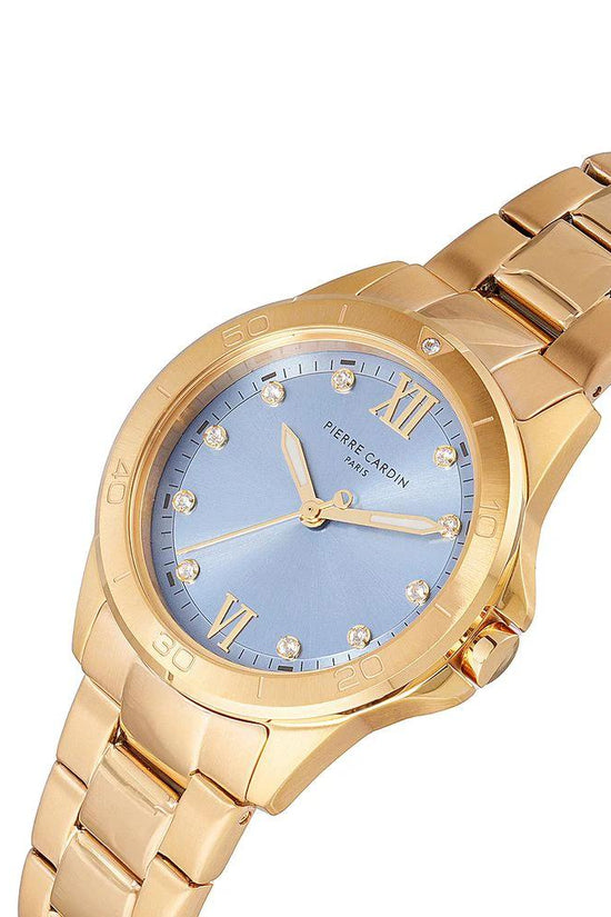 Pierre Cardin Goldfarbene Edelstahl-Dresswatch by Pierre Cardin