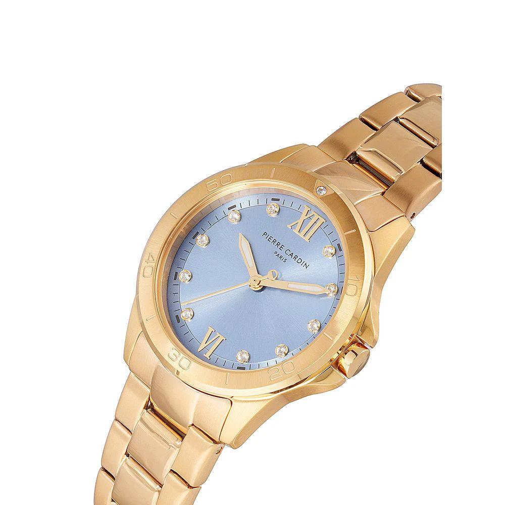 Pierre Cardin Goldfarbene Edelstahl-Dresswatch by Pierre Cardin