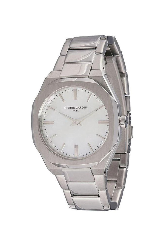 Pierre Cardin Graue Edelstahl-Kleideruhr by Pierre Cardin