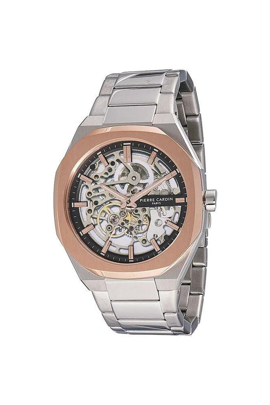 Pierre Cardin Graue Edelstahl-Dresswatch by Pierre Cardin