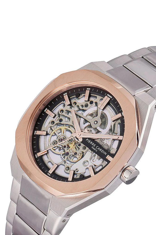 Pierre Cardin Graue Edelstahl-Dresswatch by Pierre Cardin