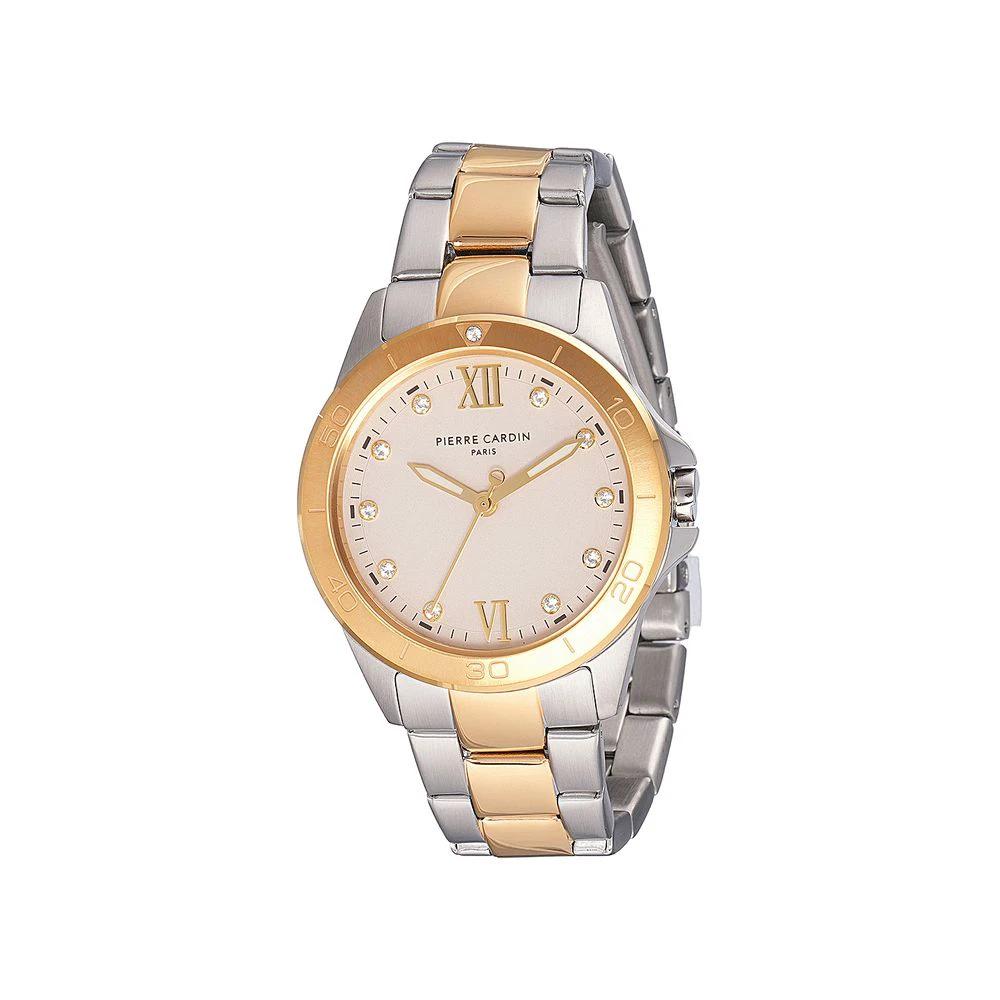Pierre Cardin Goldfarbene Edelstahl-Dresswatch by Pierre Cardin