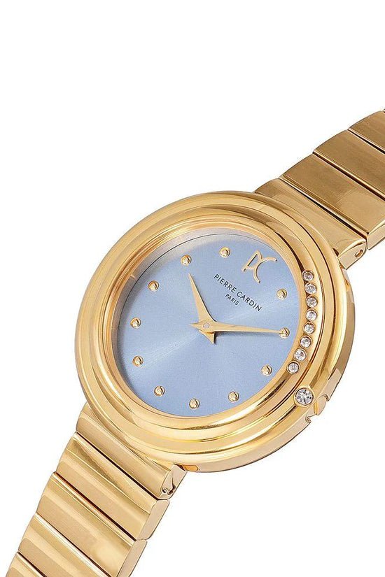 Pierre Cardin Goldfarbene Edelstahl-Dresswatch by Pierre Cardin
