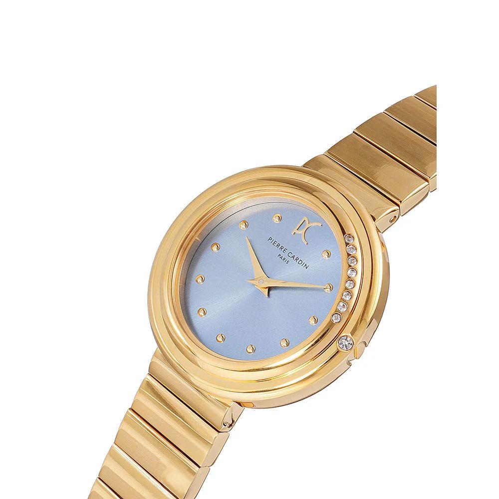 Pierre Cardin Goldfarbene Edelstahl-Dresswatch by Pierre Cardin