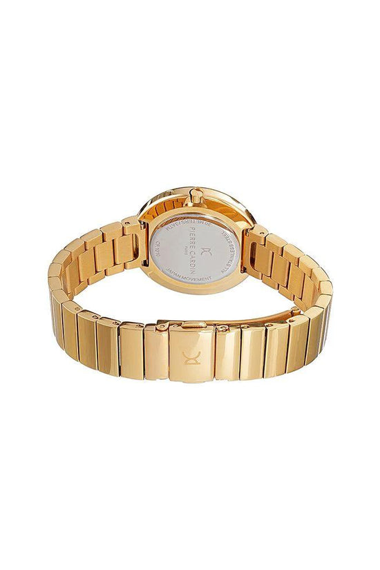 Pierre Cardin Goldfarbene Edelstahl-Dresswatch by Pierre Cardin
