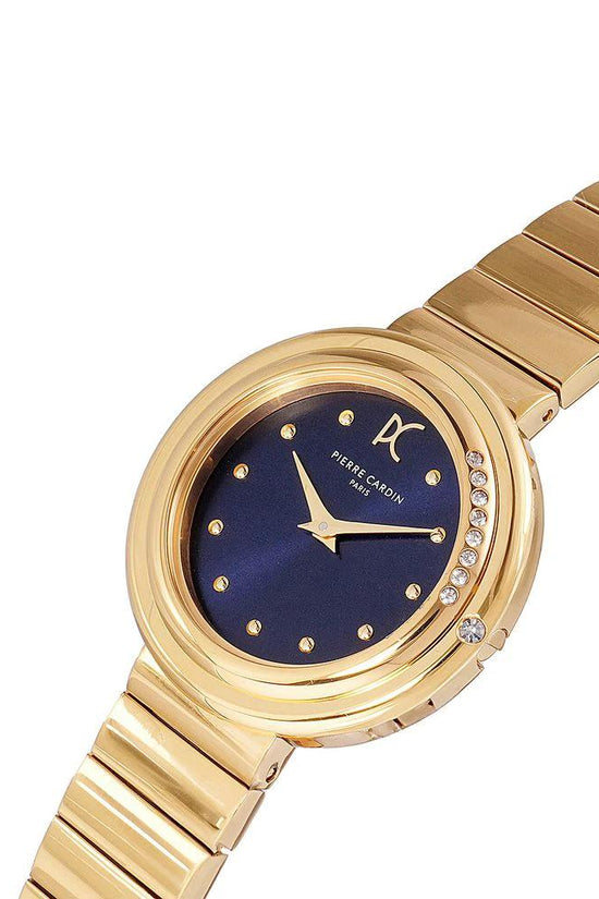 Pierre Cardin Goldfarbene Edelstahl-Dresswatch by Pierre Cardin
